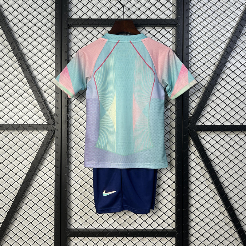 Conjunto Infantil - Barcelona 25/26 Edição Especial Azul