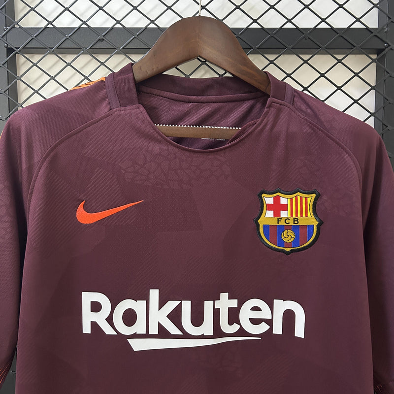 Camisa Retrô Barcelona 2017/2018 III Third - Marrom