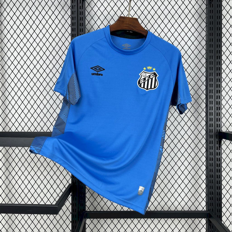 Camisa Santos 2025/26 Azul Goleiro - Torcedor
