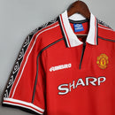Camisa Retrô Manchester United 1998/1999 I Home - Umbro