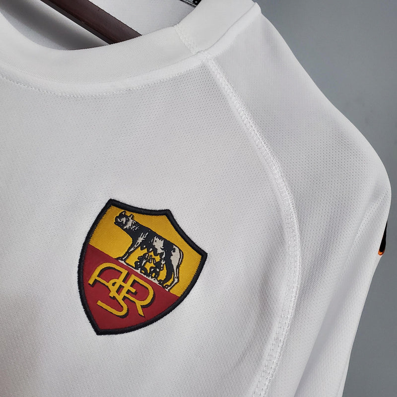 Camisa Retrô Roma 2000/2001 II Away - Branca - Kappa