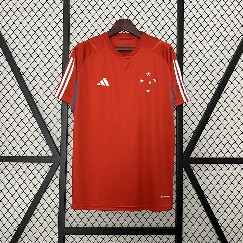 Camisa Cruzeiro 2024/25 Treino Vermelha - Torcedor
