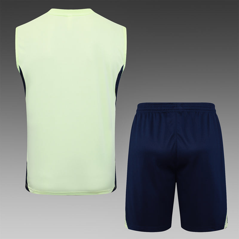 25/26 Conjunto Treino Real Madrid Regata - Verde Claro