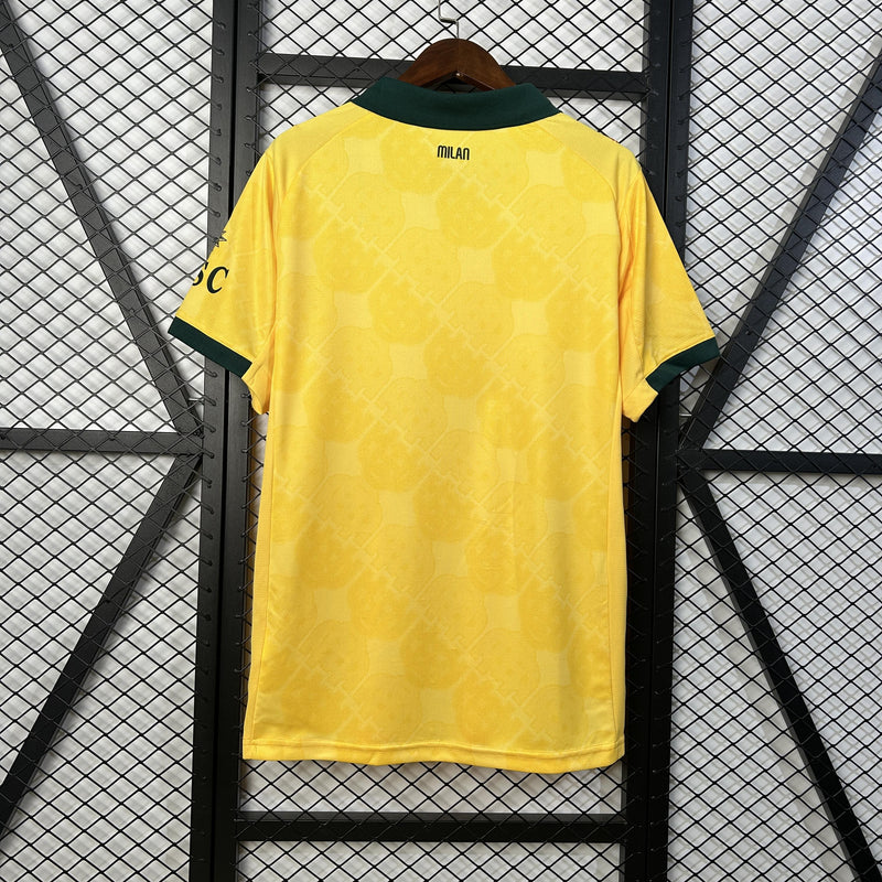 Camisa Milan 2025/26 III Third - Torcedor - Amarela