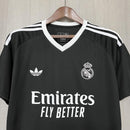 Camisa Real Madrid 2024/25 Goleiro - Preta - Torcedor