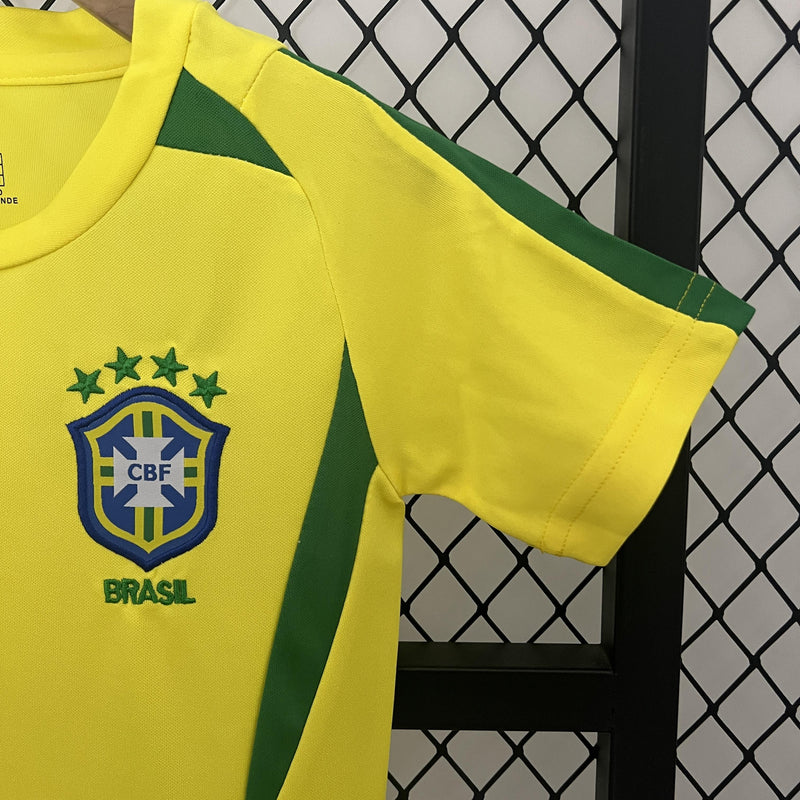 Conjunto Infantil Retrô - Brasil 2002 I Home