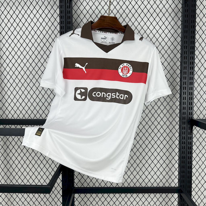 Camisa St. Pauli II Away - Torcedor - Branca