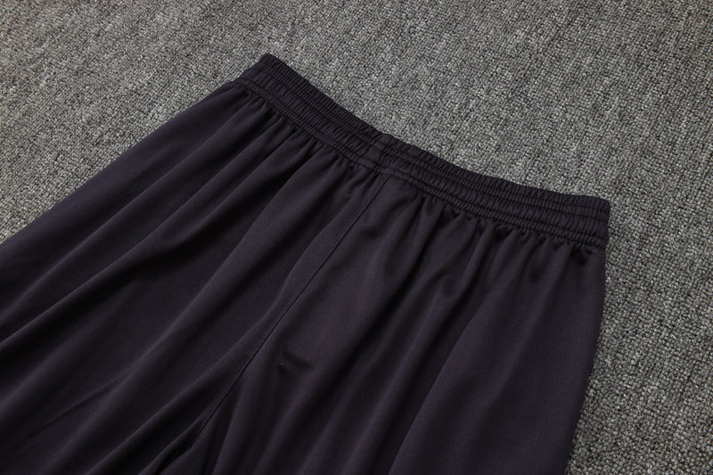 24/25 Conjunto Treino Arsenal - Frio Zíper Curto - Roxo Escuro