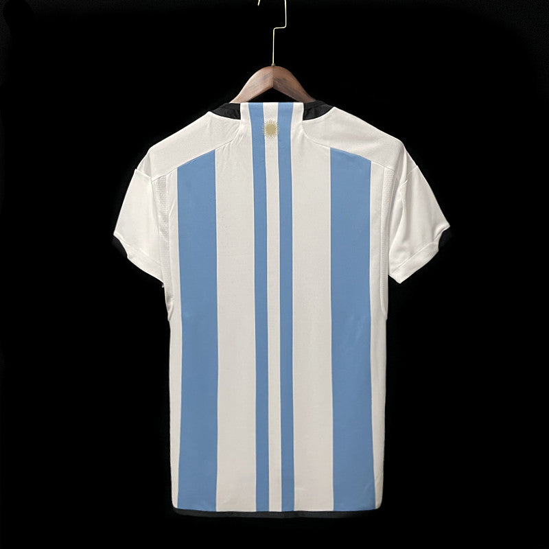 Camisa Argentina 2022/23 Campeão Copa 3 Estrelas - Torcedor
