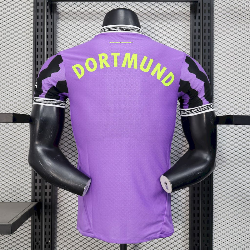 Camisa Borussia Dortmund Goleiro Roxa 2024/2025 - Jogador