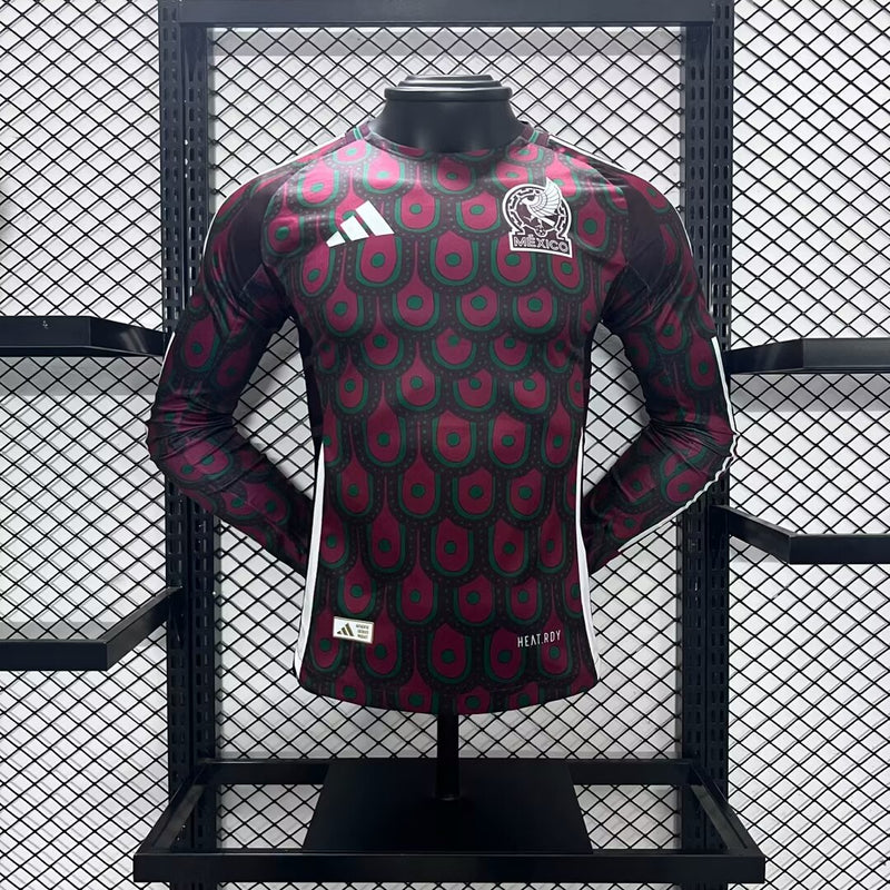 Camisa México 2024/25 I Home - Jogador Manga Longa