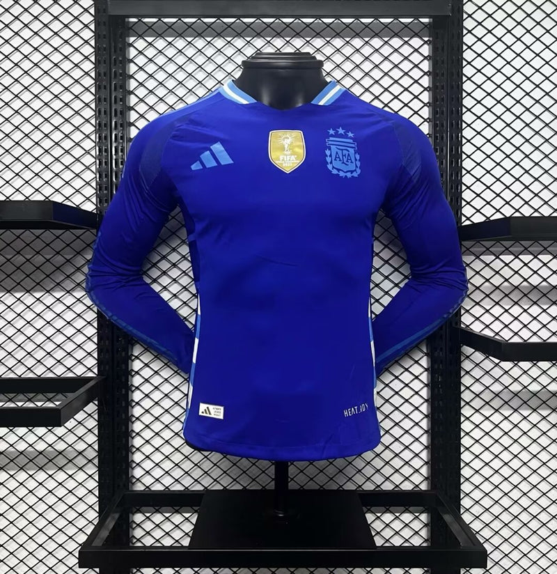 Camisa Argentina 2024/25 II Away - Jogador Manga Longa