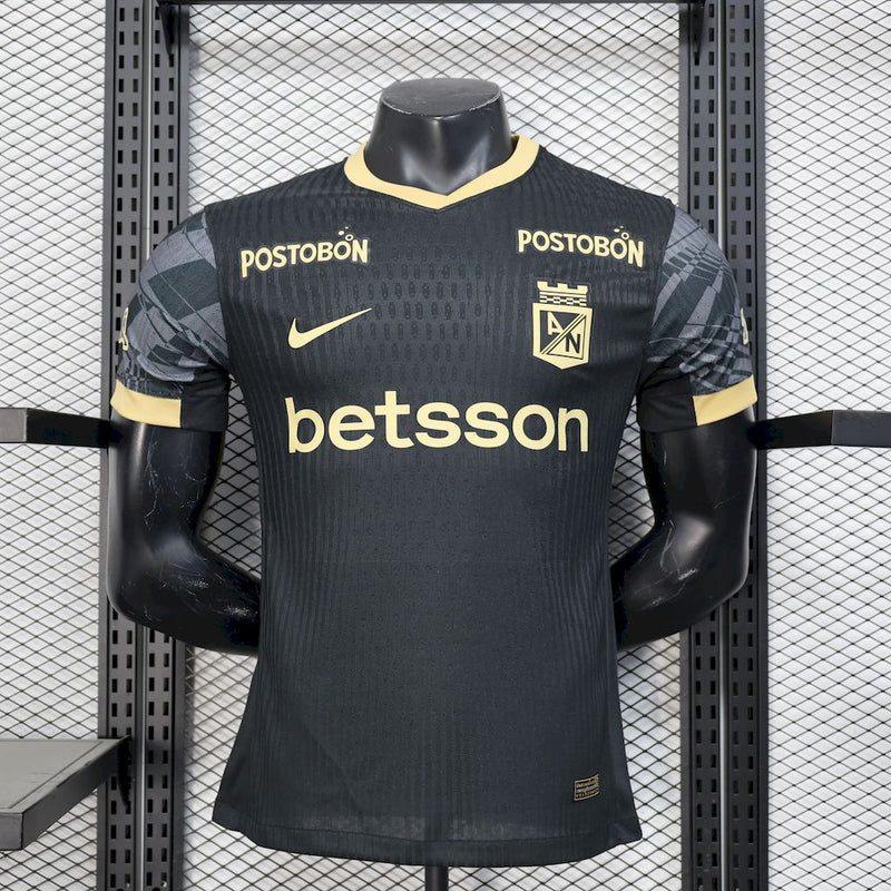 Camisa Atlético Nacional 2025/2026 II Away Preta - Jogador