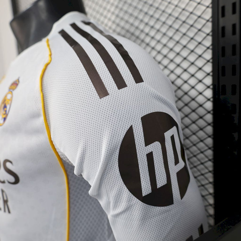 Camisa Real Madrid 2025/2026 I Home - Manga Longa - Jogador