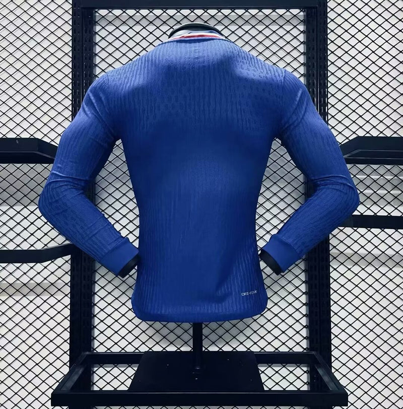 Camisa França 2024/25 I Home - Jogador Manga Longa