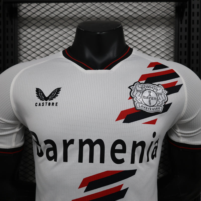 Camisa Bayer Leverkusen 2024/25 II Away - Jogador - Branca