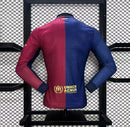 Camisa Barcelona 2024/2025 I Home - Manga Longa - Jogador