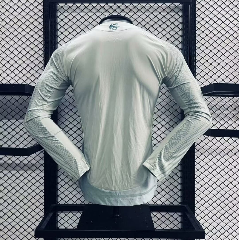 Camisa México 2024/25 II Away - Jogador Manga Longa Verde