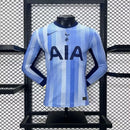 Camisa Tottenham 2024/2025 II Away - Manga Longa Jogador - Azul