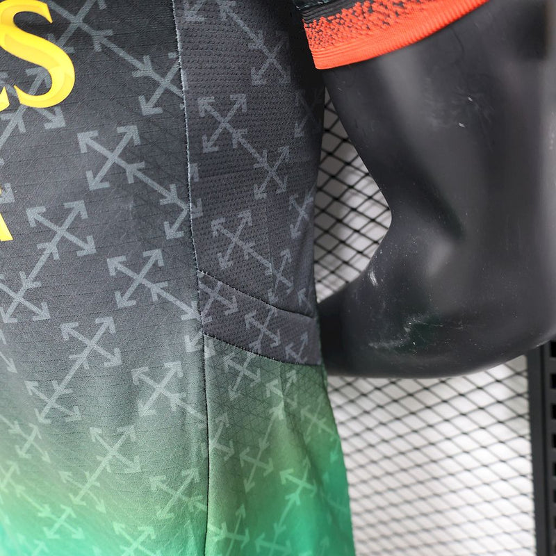 Camisa Milan 2025/2026 Puma x Off-White Preta - Jogador