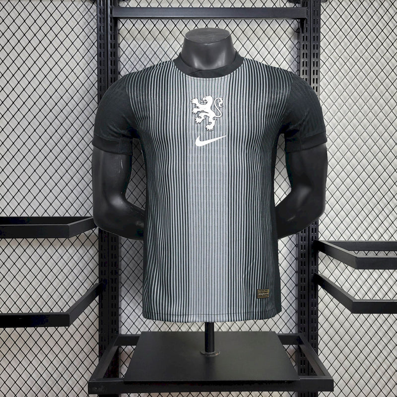 Camisa Holanda 2025/2026 Goleiro Nike Preta - Jogador