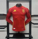 Camisa Espanha Euro 2024/25 I Home - Jogador Manga Longa