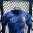 Camisa Croácia 2024/25 II Away - Jogador - Azul