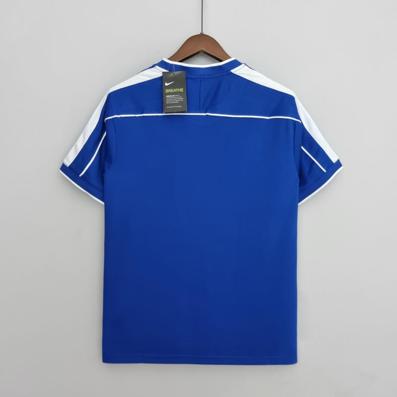 Camisa Retrô Brasil 1998 II Away - Azul - Nike