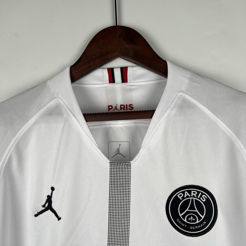 Camisa Retrô PSG 2018/2019 II Away - Nike Jordan Manga Longa