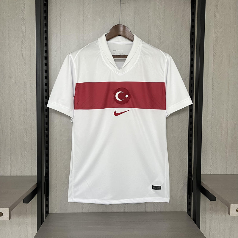 Camisa Turquia 2024/25 I Home - Torcedor - Branca