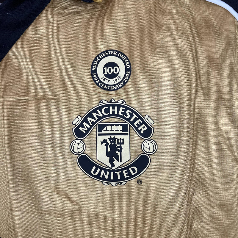 Camisa Retrô Manchester United 2001/2002 Dupla-Face