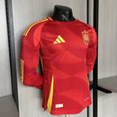 Camisa Espanha 2024/25 I Home - Jogador Manga Longa