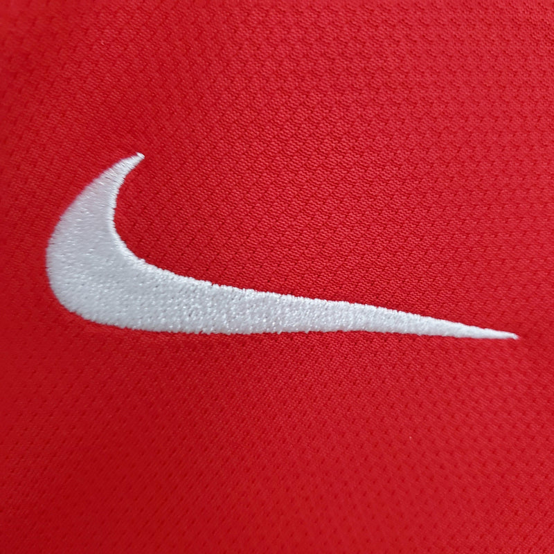 Camisa Retrô Manchester United 2004/2006 I Home - Manga Longa Nike