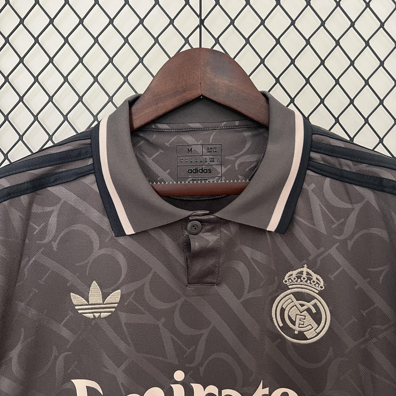 Camisa Real Madrid 2024/25 III Third - Torcedor - Cinza