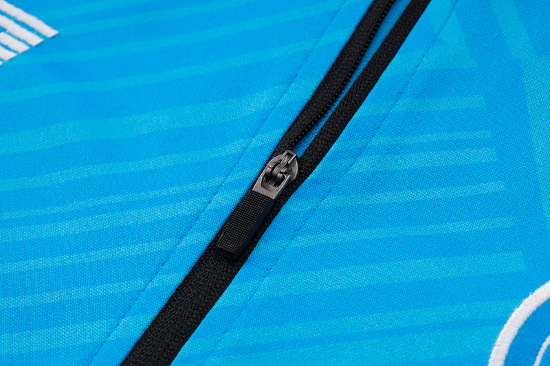 24/25 Conjunto Treino Napoli - Zíper Curto - Azul