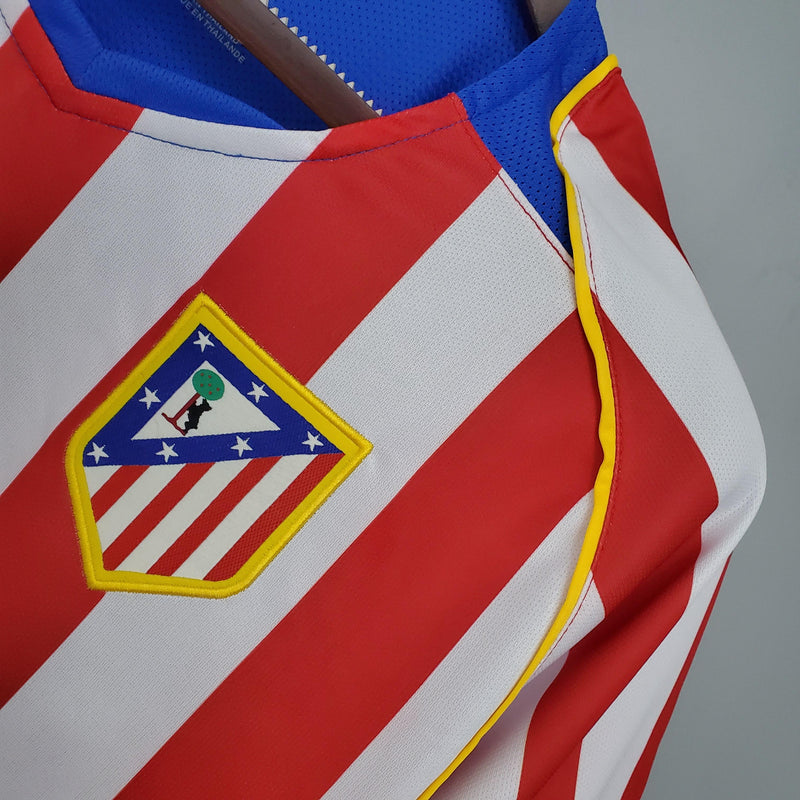 Camisa Retrô Atlético de Madrid 2004/2005 Patrocínio Homem Aranha - I Home - Nike