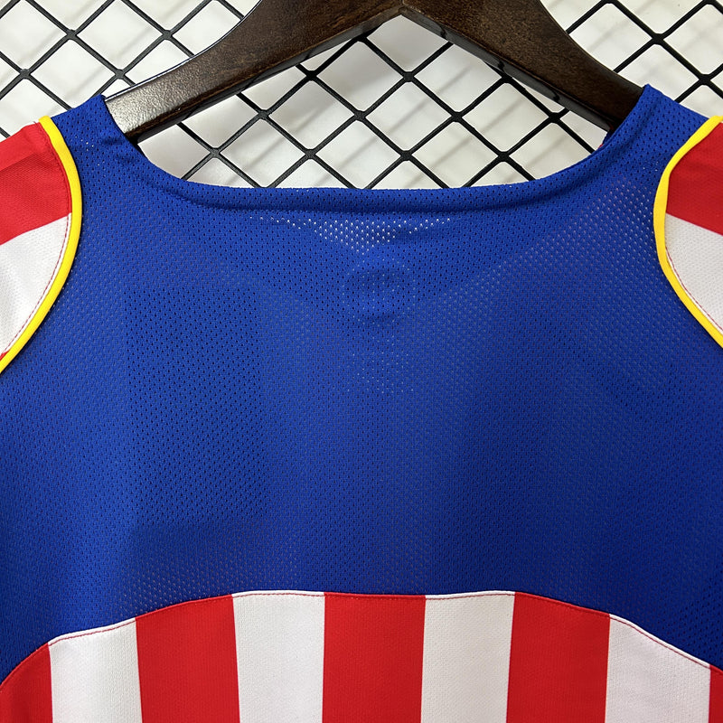 Camisa Retrô Atlético de Madrid 2004/2005 Homem Aranha - Manga Longa Nike Home