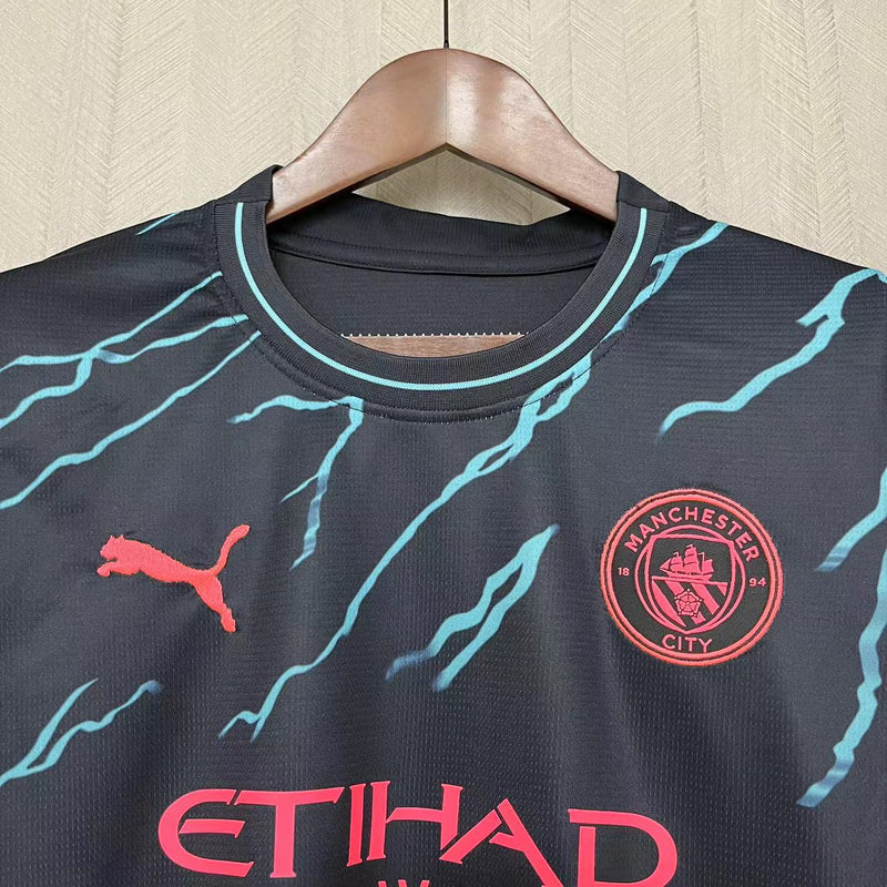 Camisa Manchester City 2023/24 III Third - Feminina - Preta