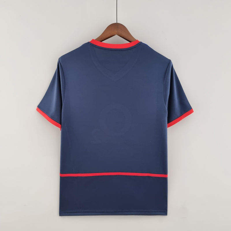 Camisa Retrô Arsenal 2002/2004 II Away - Azul - Nike