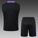 24/25 Conjunto Treino PSG - Regata - Preto