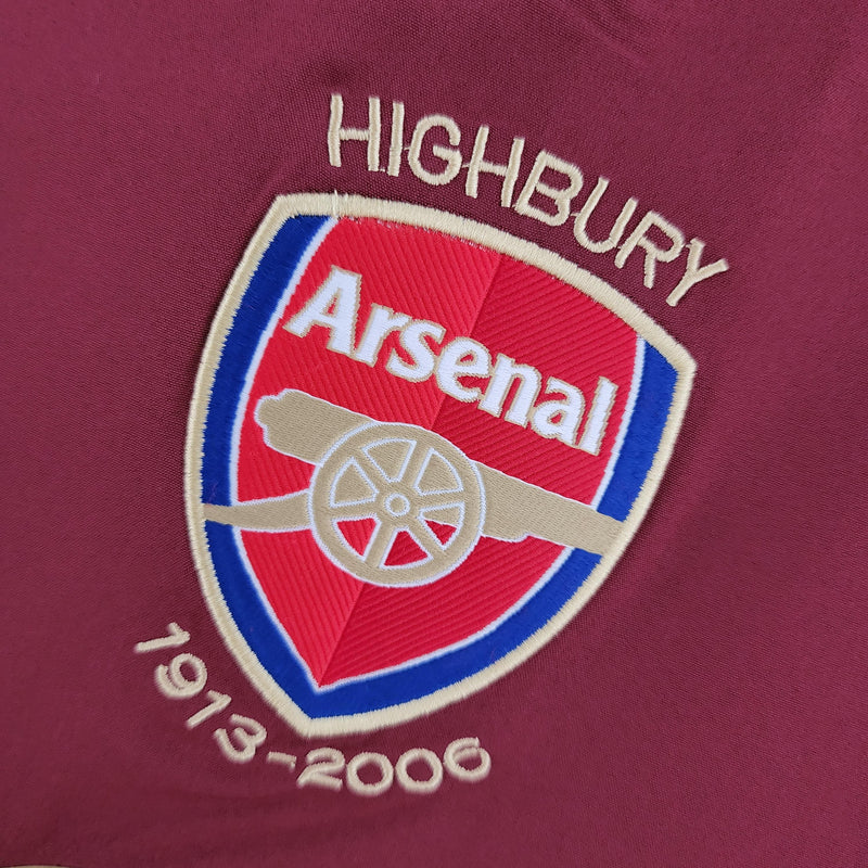 Camisa Retrô Arsenal 2005/2006 I Home - Manga Longa Nike