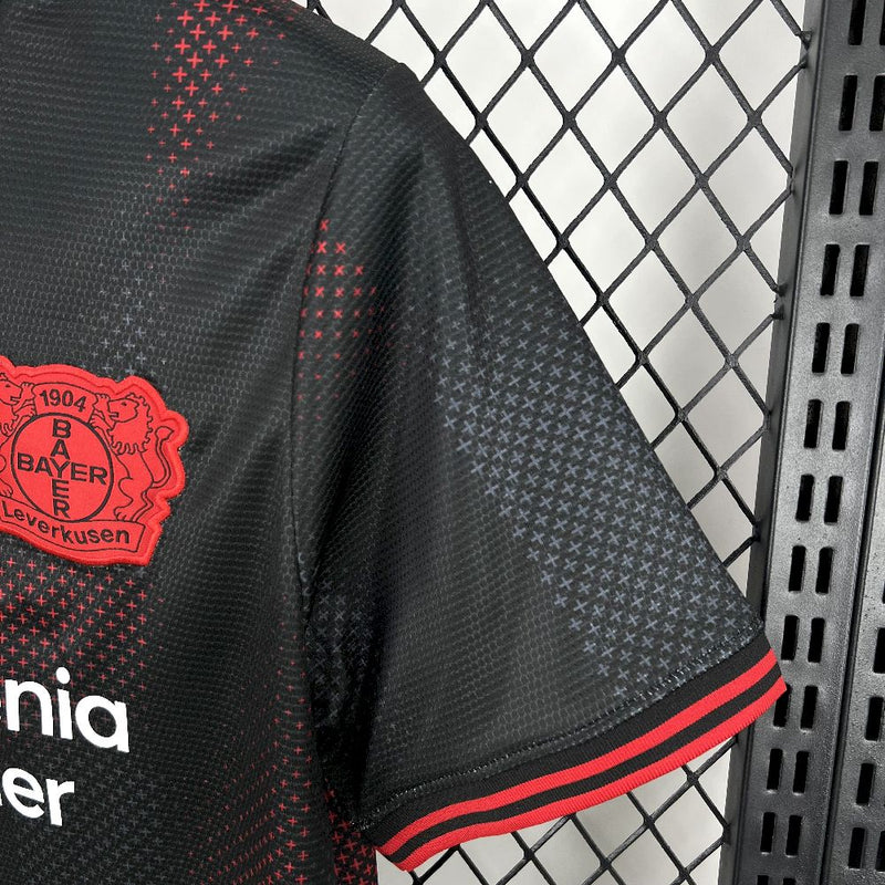 Camisa Bayer Leverkusen 25/26 I Home - Torcedor - Preta