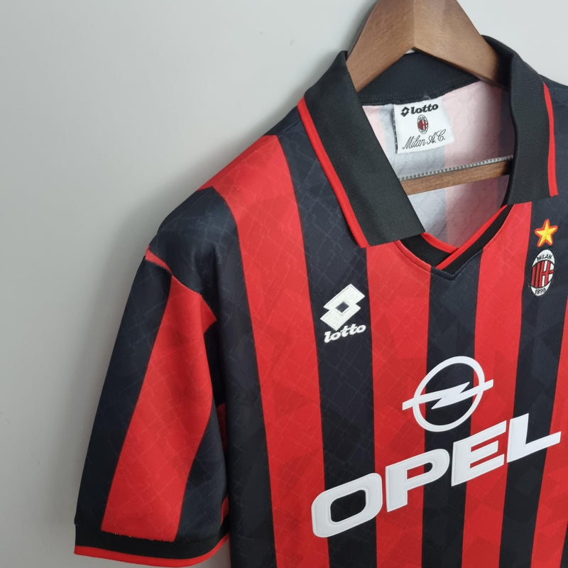 Camisa Retrô Milan 1995/1996 I Home - Lotto