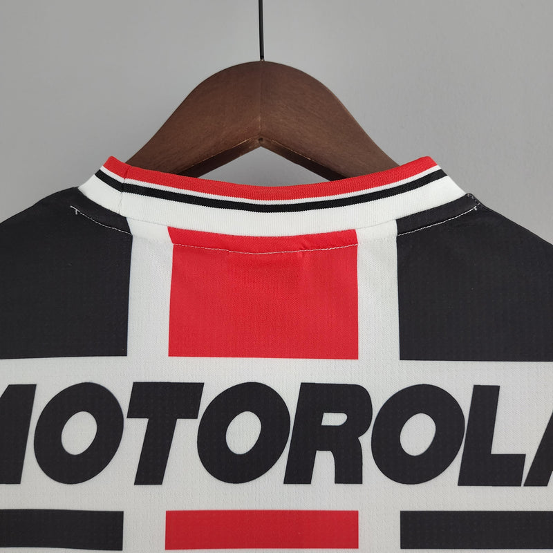 Camisa Retrô São Paulo 2000 II Away - Vermelha - Penalty