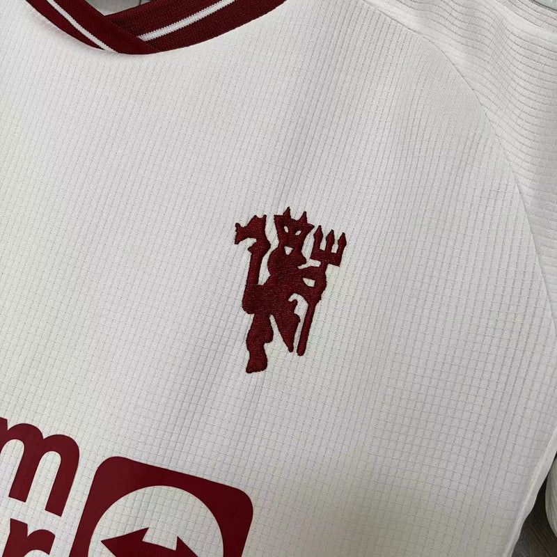 Camisa Manchester United 23/24 III Third - Feminina - Branca