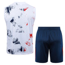 24/25 Conjunto Treino PSG - Regata - Branco