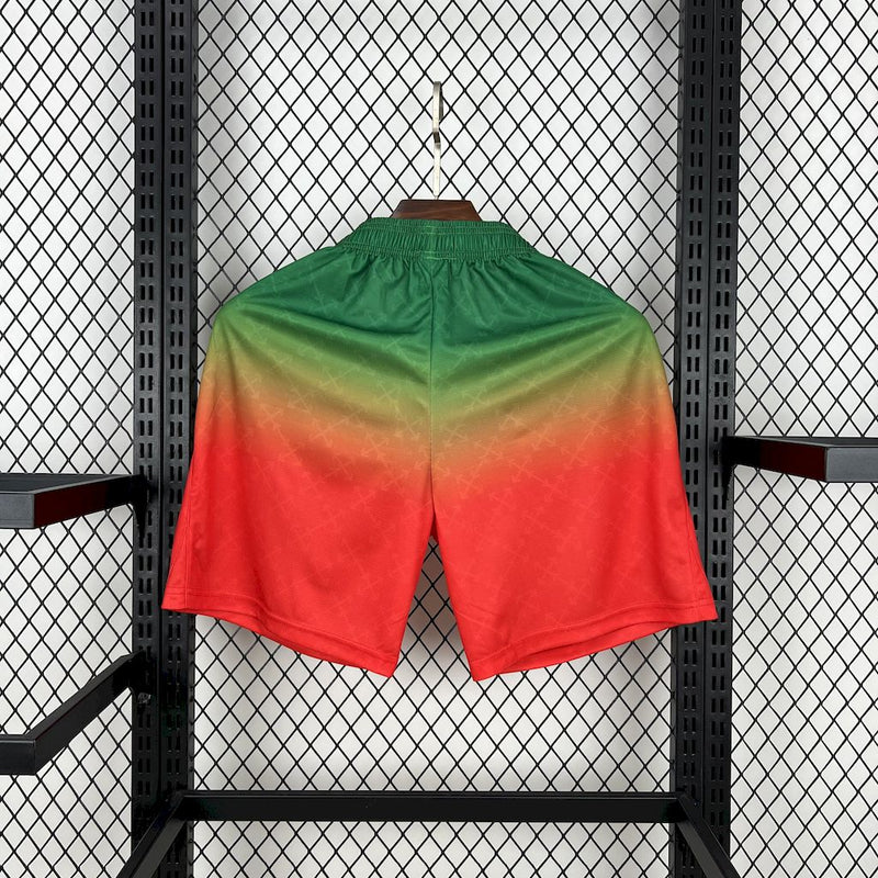 Short AC Milan 2025/2026 Off-White - Vermelho