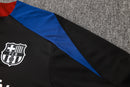 23/24 Conjunto Treino Barcelona - Frio Zíper Curto - Preto