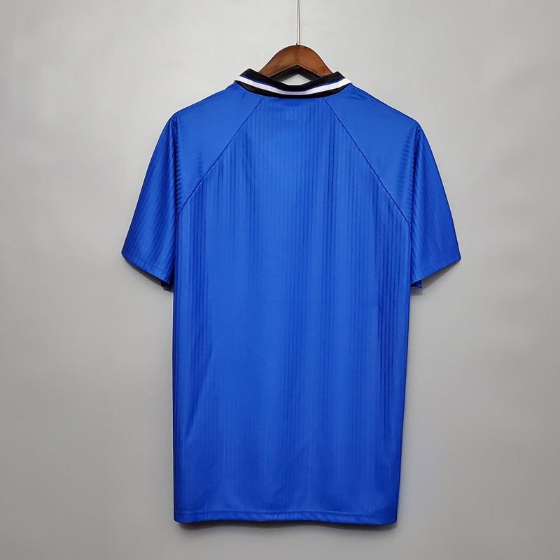 Camisa Retrô Manchester United 1996/1997 III - Azul - Umbro