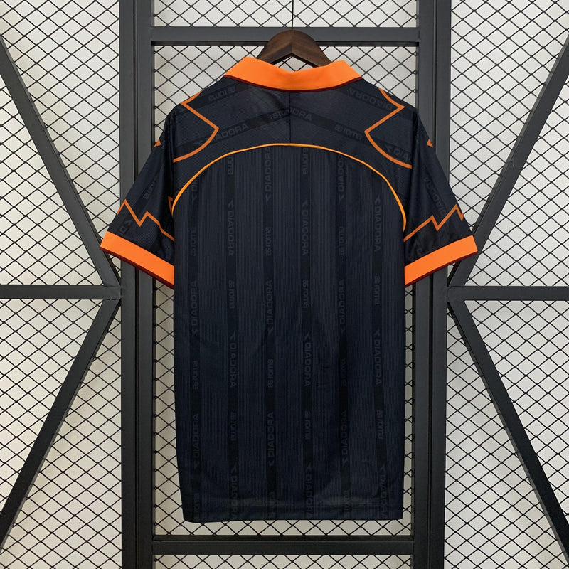 Camisa Retrô Roma 1999/2000 II Away - Preta - Diadora